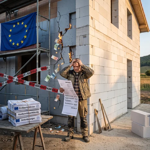 Explodierende Baukosten und EU-Bürokratie beim Neubau mit Gasbetonsteinen